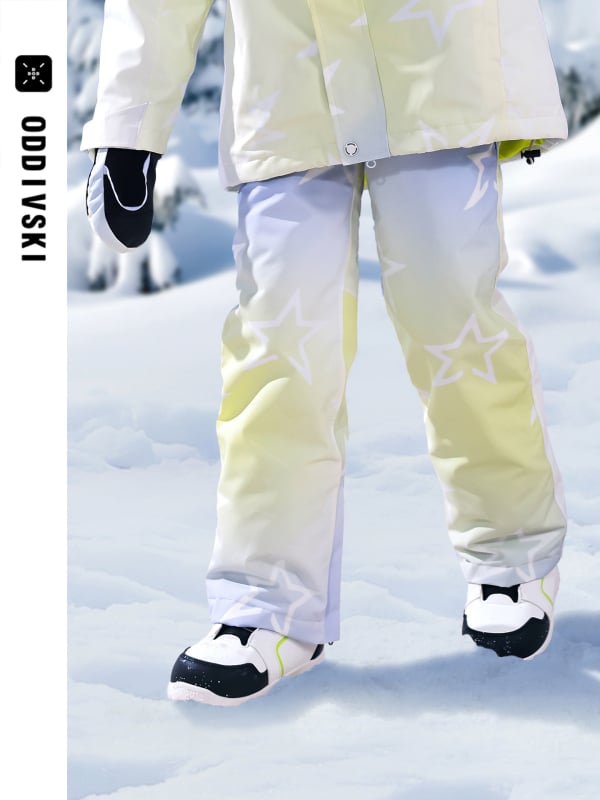 oddivski 2024 Unisex παιδικά παντελόνια σκι, 3L αδιάβροχα, ανθεκτικά στον άνεμο, νάιλον εξωτερικό, επένδυση μεταξο-βαμβάκι