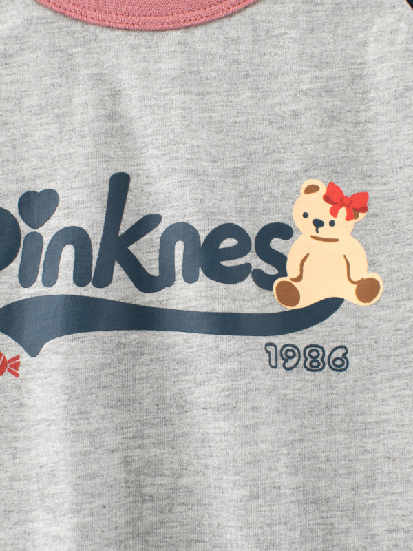 Dječje T-shirt za djevojčice - crtani print, kratki rukavi, okrugli ovratnik, 100% pamuk