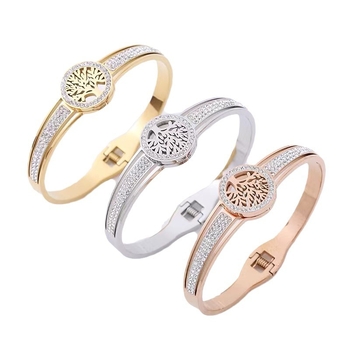 Brățară din oțel inoxidabil cu electroplacare, stil Fashion OL, 20 g, bijuterii