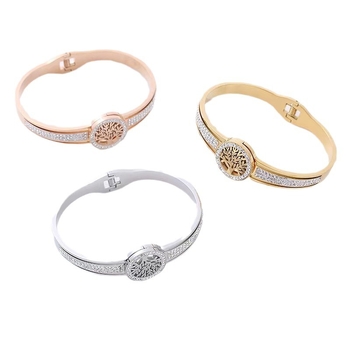 Brățară din oțel inoxidabil cu electroplacare, stil Fashion OL, 20 g, bijuterii