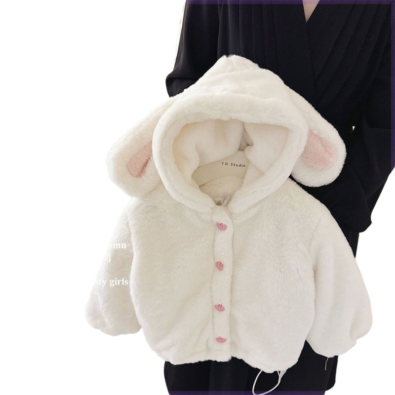 Dječji zimski dvodijelni komplet, debela poliester tkanina, ležerni stil, za uzrast 3–8 godina, jednofarbni uzorak