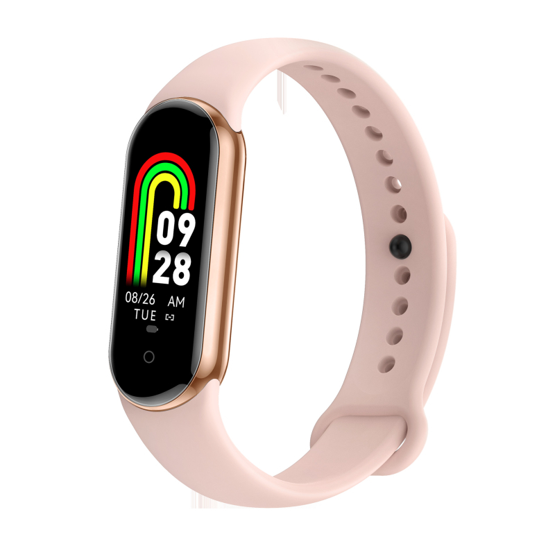 Nutikas käevõru sammulugeja, südame löögisageduse jälgimine, uni jälgimine, 30 m veekindlus, TFT-ekraan