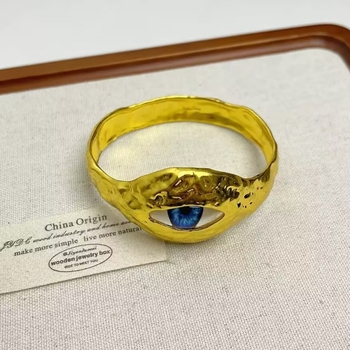 Brățară din materiale mixte, placare electrolitică, stil lux ușor, design retro european-american, lansare toamna 2025, greutate 38 g