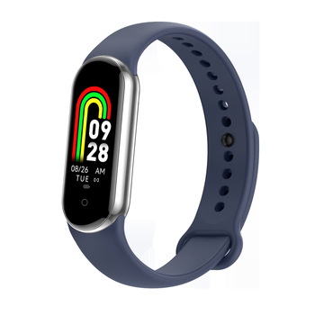 M8Mini смарт гривна: крачкомер, мониторинг на сърдечния ритъм, следене на съня, IP68 водоустойчива, магнитно зареждане