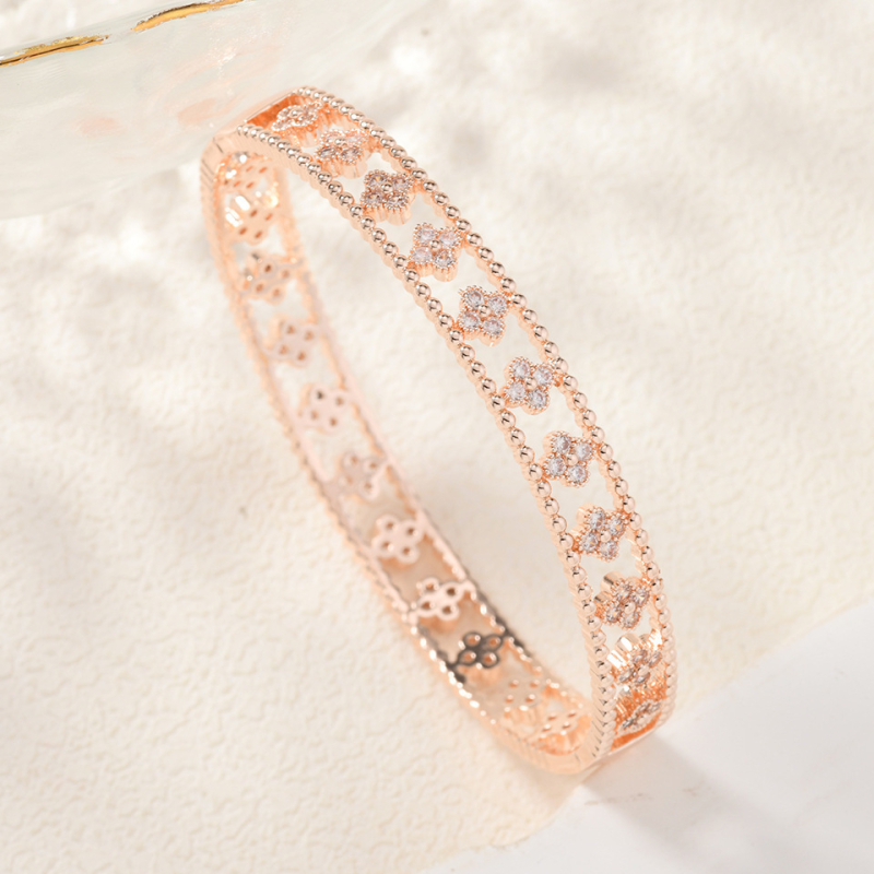 Brățară din cupru Percy, electroplacare, stil ușor luxos, 40 g