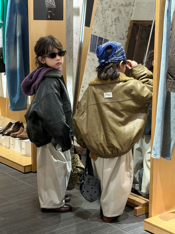 Jachetă din piele pentru băieți cu guler din blană, stil coreean, închidere cu fermoar, PU/poliester 50/50, iarnă, pentru copii 8+ ani