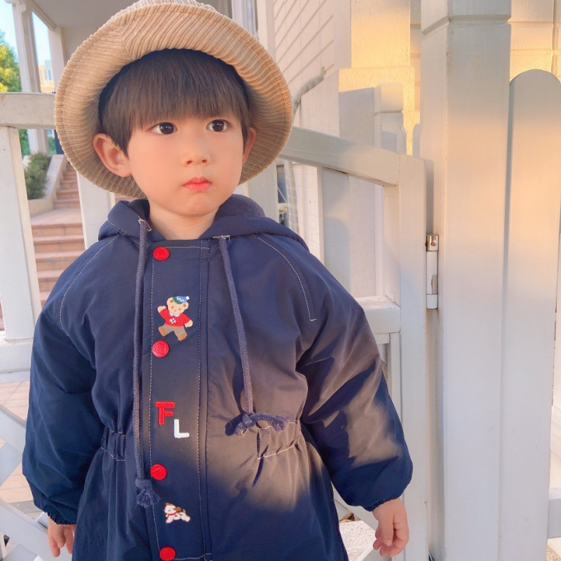 Costum ski pentru copii cu glugă, model animale/desene/avatar/litere, impermeabil 1000 mm, material poliester 100%, căptușală poliester, set dintr-o piesă, pentru iarnă, 3–4 ani