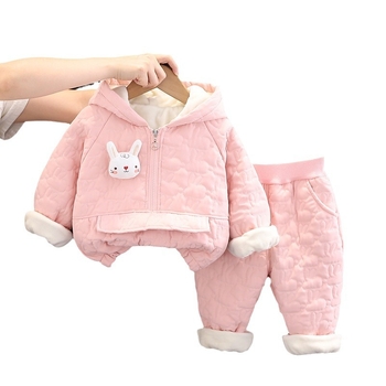 Palton pentru copii din bumbac, căptușeală din bumbac, fermoar frontal, guler rotund, mâneci lungi, în stil coreean