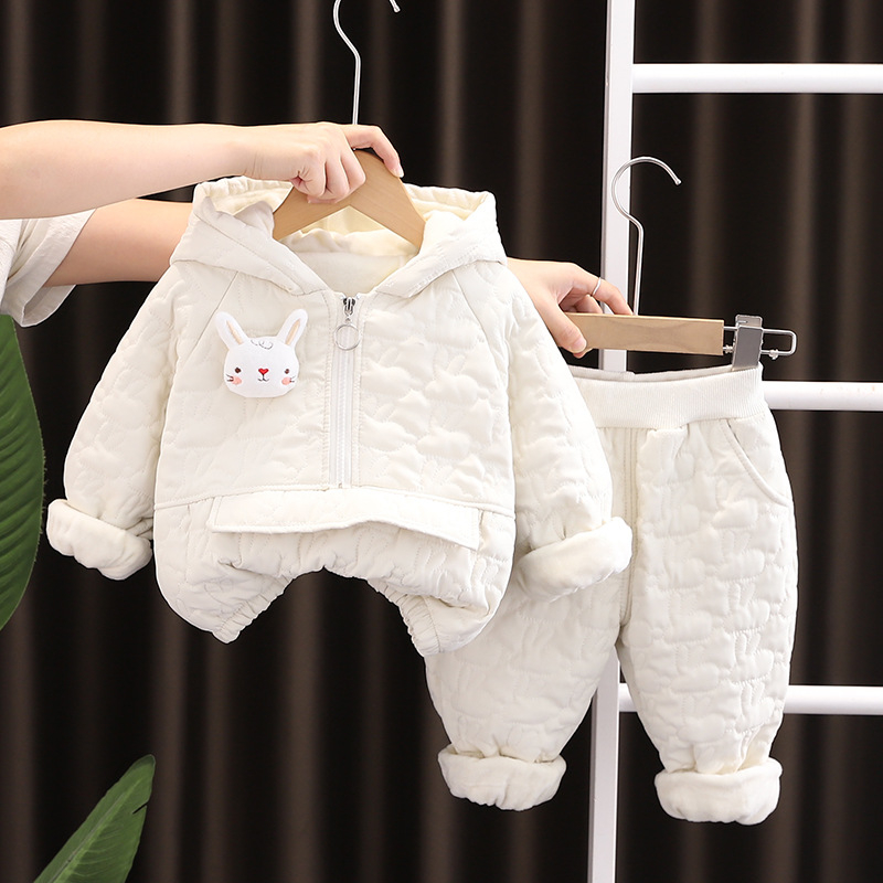 Palton pentru copii din bumbac, căptușeală din bumbac, fermoar frontal, guler rotund, mâneci lungi, în stil coreean