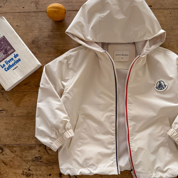 Jachetă pentru copii cu glugă pentru toamna 2025: model cu dungi și carouri, fermoar, material din poliester cu căptușeală din poliester, pentru vârste 3–8 ani