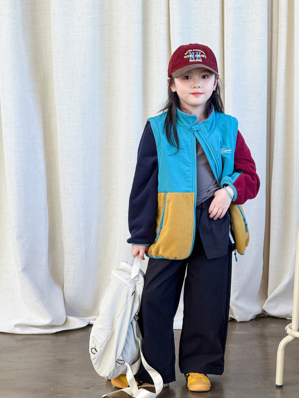 Geacă de toamnă pentru fete, cu guler înalt, închidere prin fermoar, mâneci lungi, 80% bumbac, pentru copii 3-8 ani