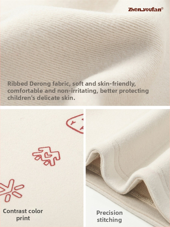 Tricou termic de bază pentru băieți, țesătură Derong, mâneci lungi, guler rotund, iarnă 2025, căldură groasă, 95,9% poliester, 4,1% spandex