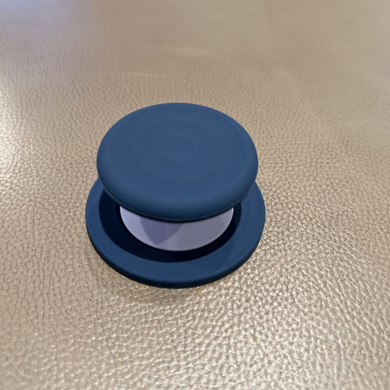 Tālruņa turētājs ar viļņu raksta disku dizainu, 360° griešanās, magnētiska piesaide visiem tālruņiem, silikona gaisa spilvens, konstrukcija no akrila + TPU + magnēts