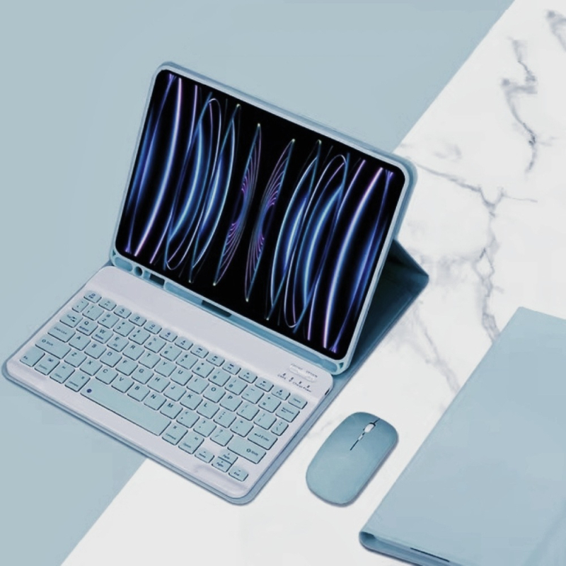 PU odos dėklas iPad 11 (2025) su miego funkcija – smūgio atsparus, magnetinis užraktas, atsparus dėvėjimuisi Apple iPad 11