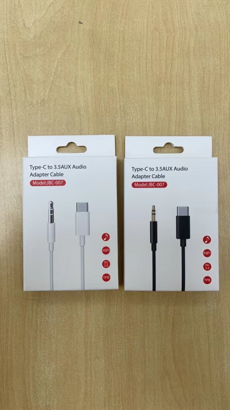 Automobilski AUX adapter kabel Type-C, pleteni 3.5 mm audio kabel, kompatibilan s iPhone 14 i iPhone 15