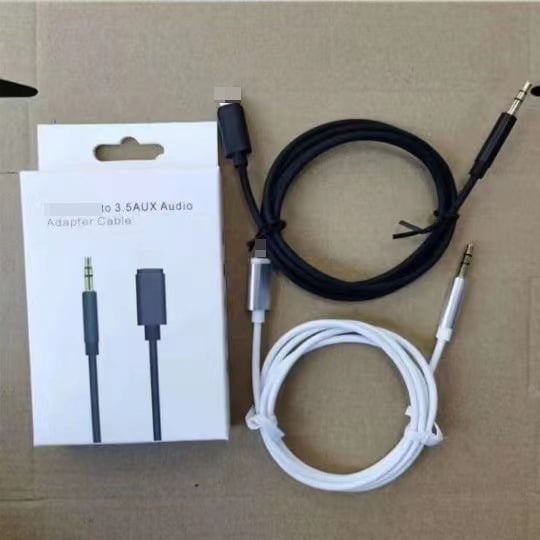 Automobilski AUX adapter kabel Type-C, pleteni 3.5 mm audio kabel, kompatibilan s iPhone 14 i iPhone 15