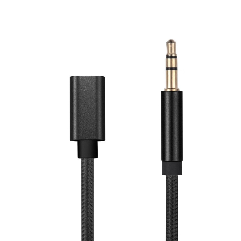 Automobilski AUX adapter kabel Type-C, pleteni 3.5 mm audio kabel, kompatibilan s iPhone 14 i iPhone 15