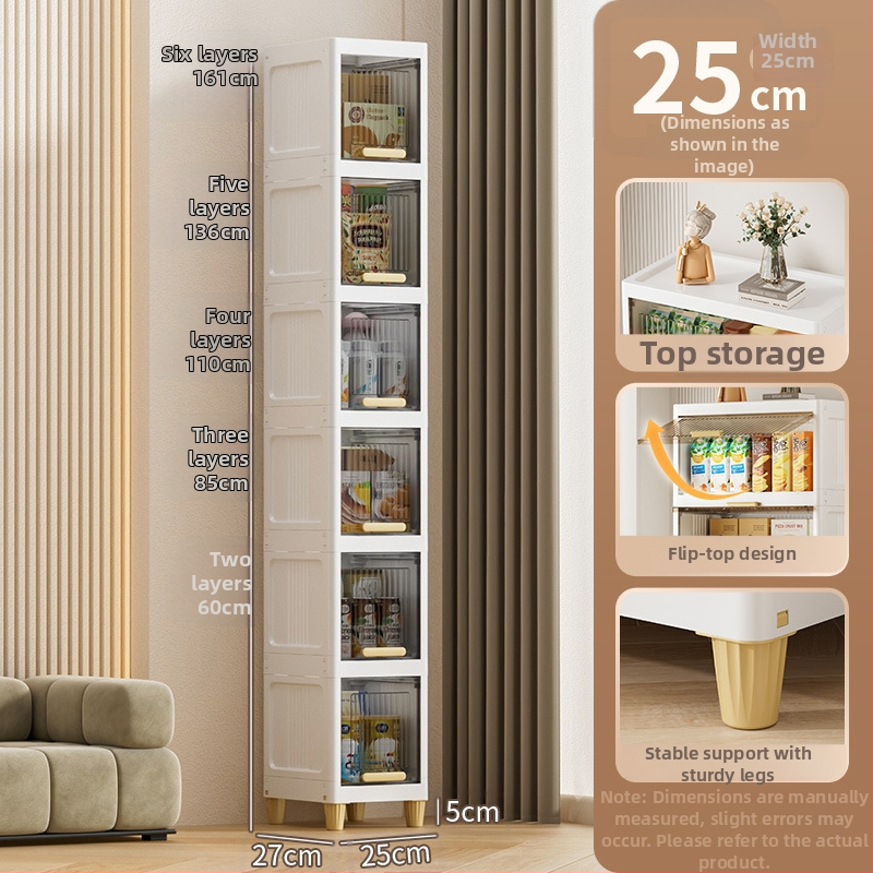 Glabāšanas skapītis ar atveramu vāciņu, pieci plaukti, PP materiāls, grīdas statīvs, modeļa sērija 35-55