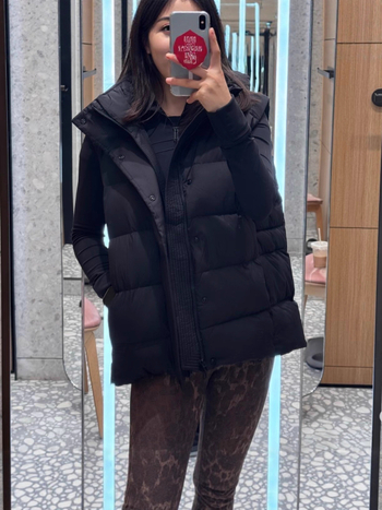 Ženska puffer vest s visokim ovratnikom, korejskog stila, zimska toplina, model za parove, 600 punjenja bijelim gusjim perjem, 2025 novi model