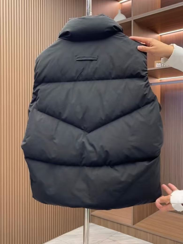 Zimski prsluk u japanskom stilu za radno odijevanje, korejska verzija, širok kroj, topao i debeo, svestran casual muški komada