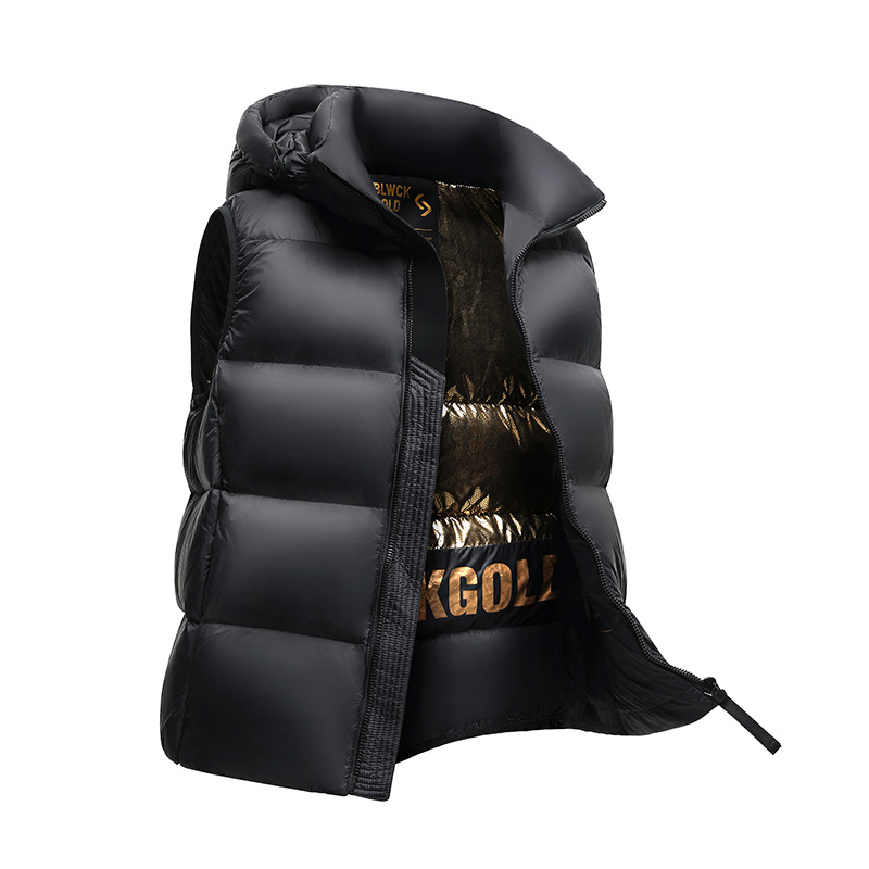 Pūkaina jaka ar kapuci un grafēna oderi – 100% pūka, baltas gaienes pūka pildījums, noņemama kapuce, jauniešu stils, ziemas sezona 2024