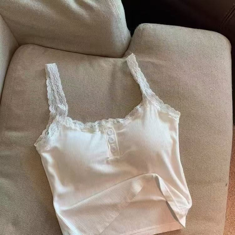 Noćna haljina za spavanje od Ice Silk, bez rukava, midi duljine, s čipkastim rubom i trakama, 100% najlon