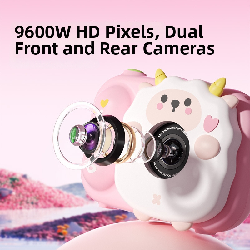 Lelefish bērnu kamera ar fotogrāfiju un videoierakstu funkcijām, iztēles spēle, plastmasas konstrukcija, vecuma diapazons 4–6 gadi