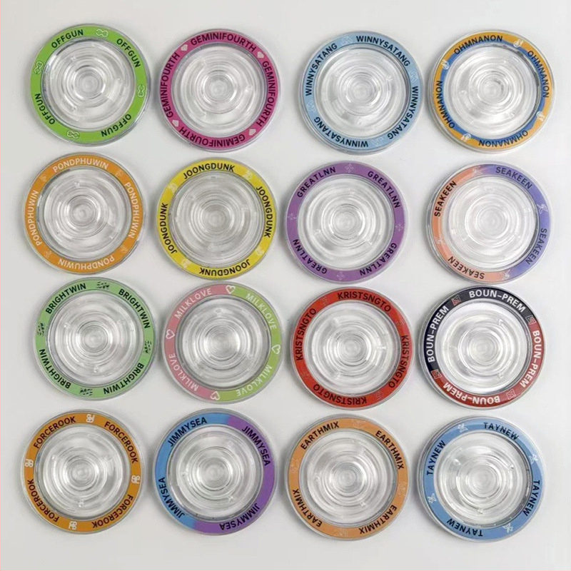 Magentine telefonihoidja MagSafe jaoks, plastist alus, ümmargune, karikatuuristiil, kohandatav