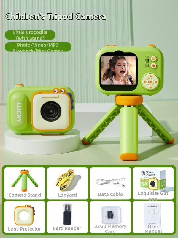 Lelefish bērnu kamera – digitālā kamera spēlēm lomās un fotografēšanai, bērniem vecumā no 4 līdz 6 gadiem