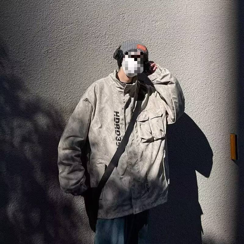 Geacă, Croială Slim, Închidere cu fermoar, Fără glugă, amestec din bumbac cu poliester