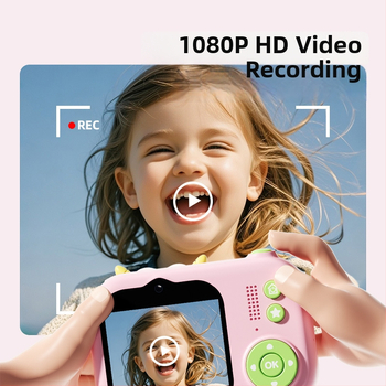 Lelefish laste digitaalne kaamera – pildistab fotosid ja videoid, laetav mänguasi 4–6-aastastele, aitab arendada nägemist ja käe- ja silma koordinatsiooni