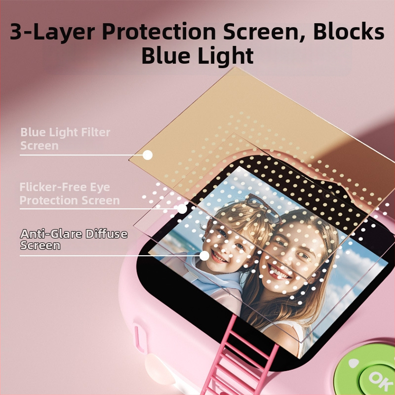 Lelefish laste digitaalne kaamera – pildistab fotosid ja videoid, laetav mänguasi 4–6-aastastele, aitab arendada nägemist ja käe- ja silma koordinatsiooni