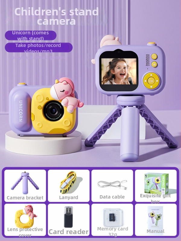 Lelefish detská kamera – fotografovanie a video, vhodné pre deti 4–6 rokov, plastová hračka