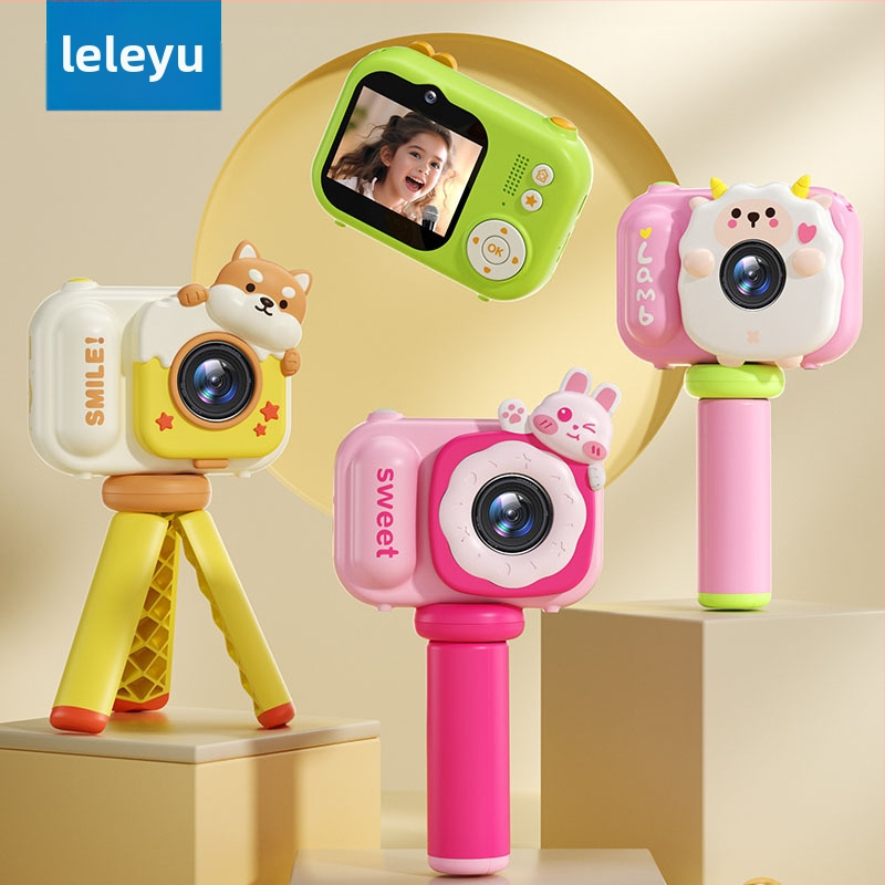Lelefish detská kamera – fotografovanie a video, vhodné pre deti 4–6 rokov, plastová hračka
