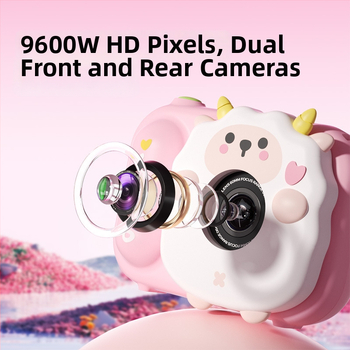 Lelefish bērnu kamera — spēles māja un fotogrāfiju uzņemšana, vecumā 4-6 gadi, no plastmasas