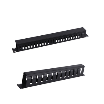 Metāla skapja kabelu vadības iekārta serveriem, 24-portu/48-portu, kabelu statīvs