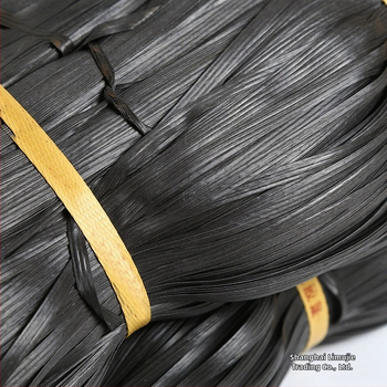 Ehitustööplatsil bambusraamiga köis pakkimise ja sidumise jaoks, kinnituslindi ja tihendusrida