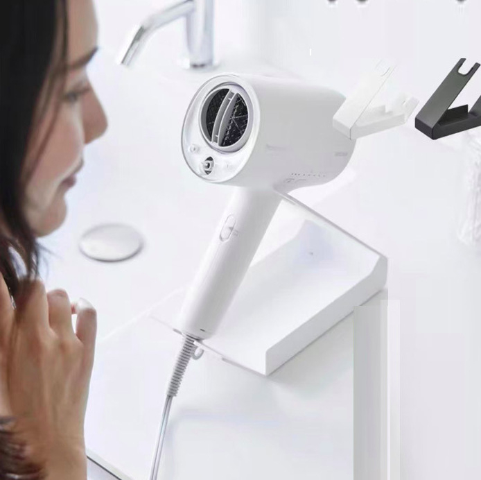 Вертикална стойка за сешоар за баня, метал, покритие: спрей боя за метал, товароподемност 5 кг, модел 8797987