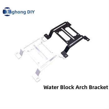 XHDIY arkve stila stiprinājums ūdensdzesēšanai radiatoriem, montāžas stiprinājums pompai un tvertnei, metāla konstrukcija, kabelu vadība, saderīgs ar 120/240/360 mm radiatori