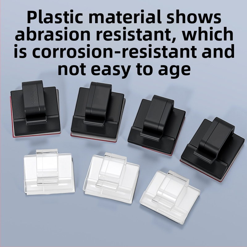 Kabeļu pārvaldības klips ar līmes pamatu, modeļa VHB3M/WCL-4-5, tīkla kabeliem (LAN)