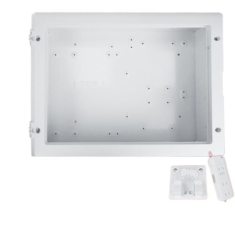 Box informativ multimedia pentru cabluri de rețea și fibră, montaj ascuns, carcasă ABS, rack distribuție cabluri