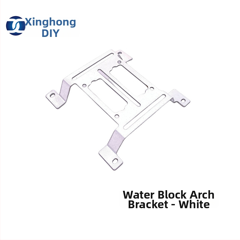 Arkveida atbalsts ūdens dzesēšanai radiatoram – dzelzs konstrukcija, sūkņa un rezervoāra piestiprināšana, ārējais rezervoāra stiprinājums, kabelu vadība