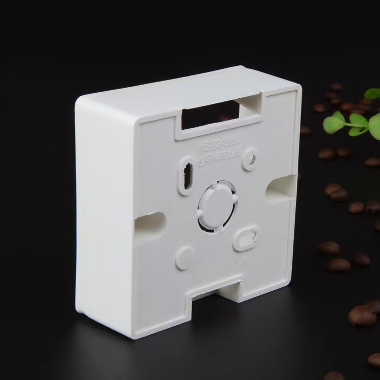 Crown márkájú 86-os típusú nyílt szerelésű kapcsolódoboz falra szerelhető, PVC tűzálló