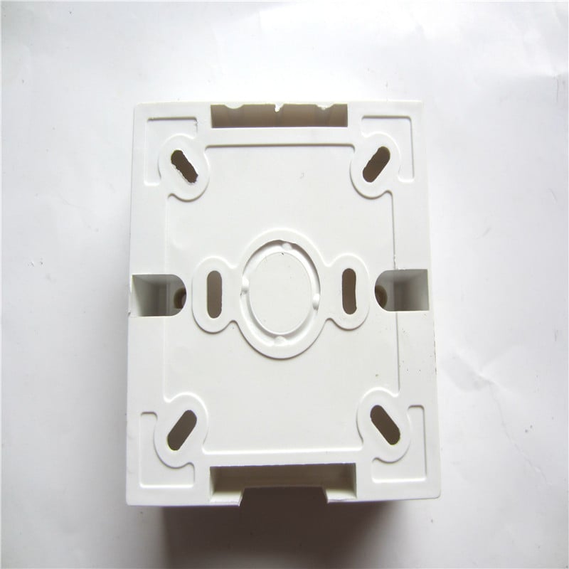 Crown márkájú 86-os típusú nyílt szerelésű kapcsolódoboz falra szerelhető, PVC tűzálló