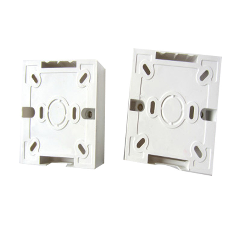 Crown márkájú 86-os típusú nyílt szerelésű kapcsolódoboz falra szerelhető, PVC tűzálló