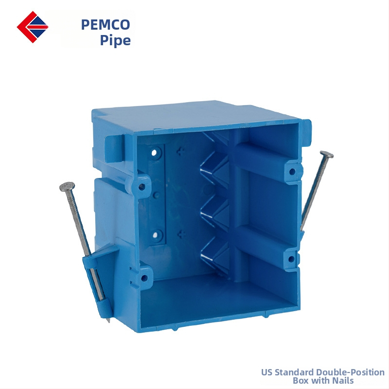 Paco rozvodná krabička so staromódnym vypínačom a zásuvkou, americký štandard, s montážnymi ušami, pre domáce vylepšenia