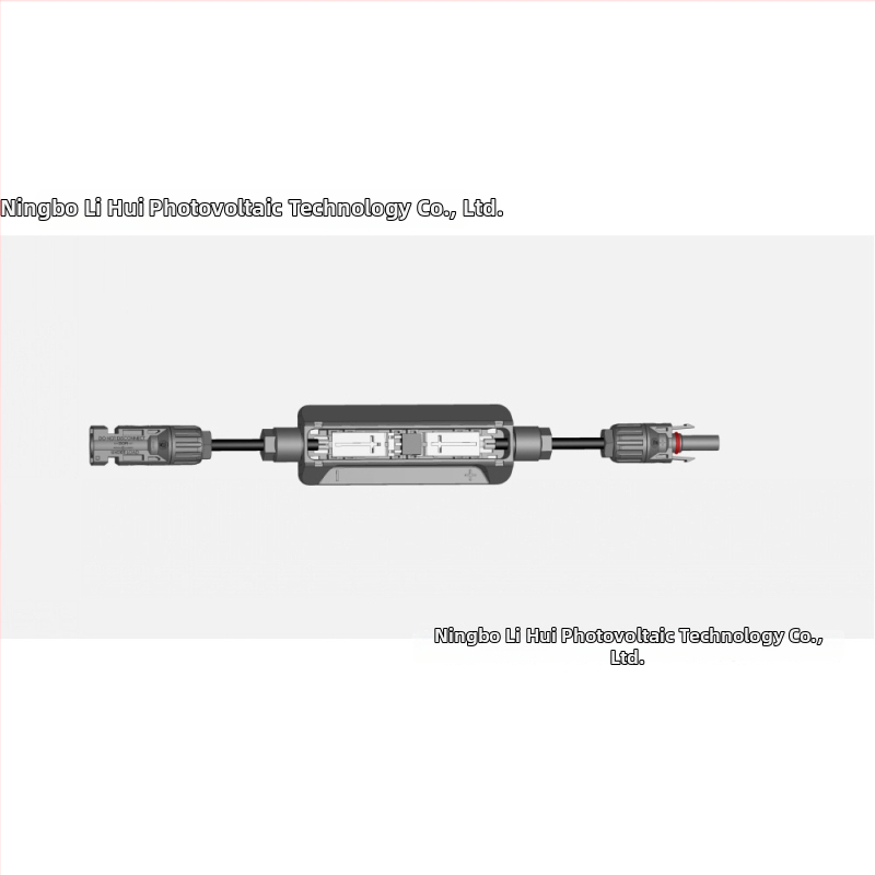 Fotovoltaikas savienojuma kastīte ar lentes formas dizainu, ūdensizturīga, ar blīves gredzenu, viegla ārējai lietošanai