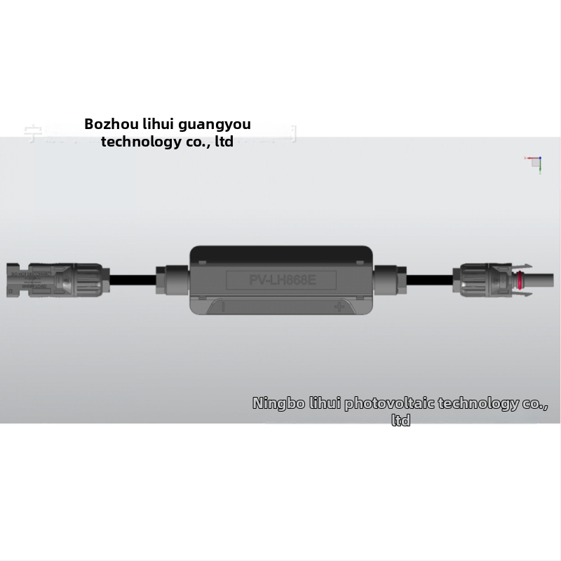 Fotovoltaikas savienojuma kastīte ar lentes formas dizainu, ūdensizturīga, ar blīves gredzenu, viegla ārējai lietošanai