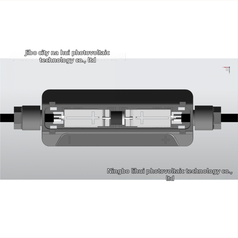 Fotovoltaikas savienojuma kastīte ar lentes formas dizainu, ūdensizturīga, ar blīves gredzenu, viegla ārējai lietošanai