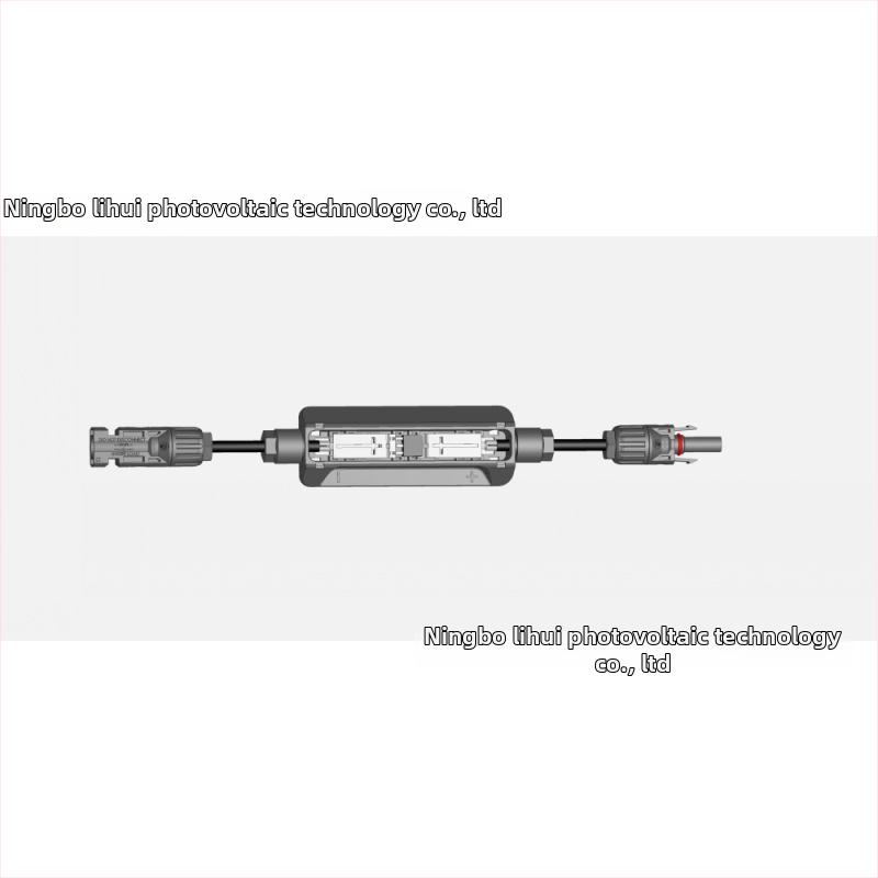 Fotovoltaikas savienojuma kastīte ar lentes formas dizainu, ūdensizturīga, ar blīves gredzenu, viegla ārējai lietošanai